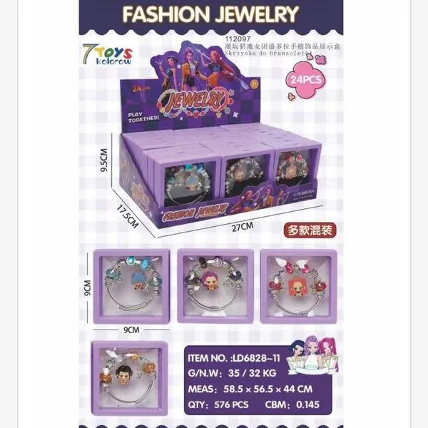 Zestaw biżuterii Fashion Jewelry dla dzieci 24 szt