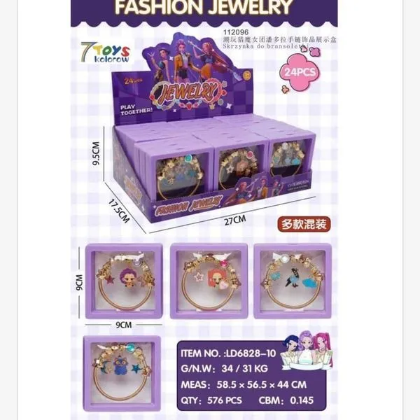 Zestaw biżuterii Fashion Jewelry 7TOYS 24 szt