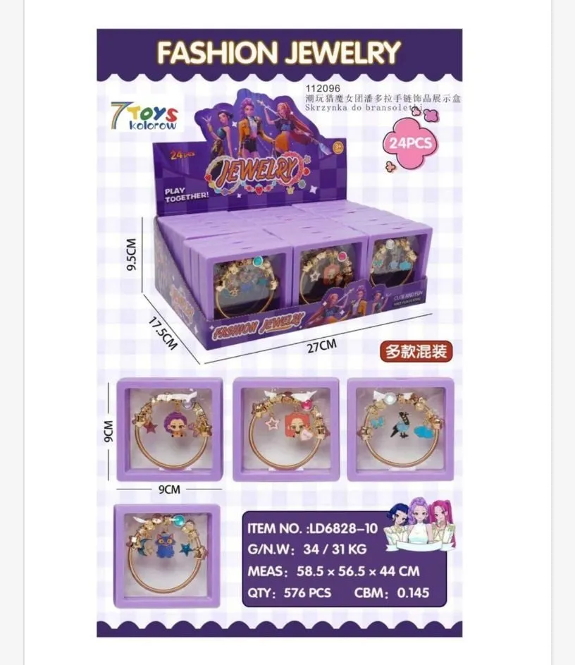 Zestaw biżuterii Fashion Jewelry 7TOYS 24 szt