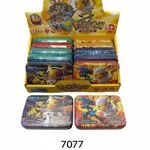 Karty Pokemon 35 szt. w metalowych puszkach
