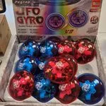 UFO Gyro na Baterie Muzyczny Baby Shark - Świecący Bączek 12szt