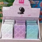 Lusterka Kosmetyczne Kieszonkowe Pikowane 12 szt. Mix Kolorów