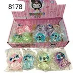Zabawka Squishy Toy Stitch Brokatowy 24 szt. - Mix Kolorów