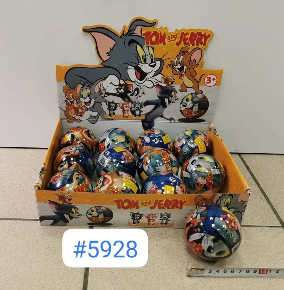 Kula Tom & Jerry niespodzianka, figurka kolekcjonerska 24 szt.