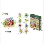 Klocki Kwitay Succulents 8w1 Zestaw Kwiaty 770 el. 7 TOYS