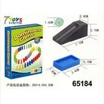 Zabawka Domino 42 el. Gra z wyrzutnią i kulką 7 TOYS