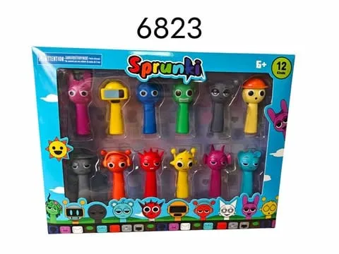 Zabawki Sprunki 12PCS - Zestaw 12 figurek kolekcjonerskich