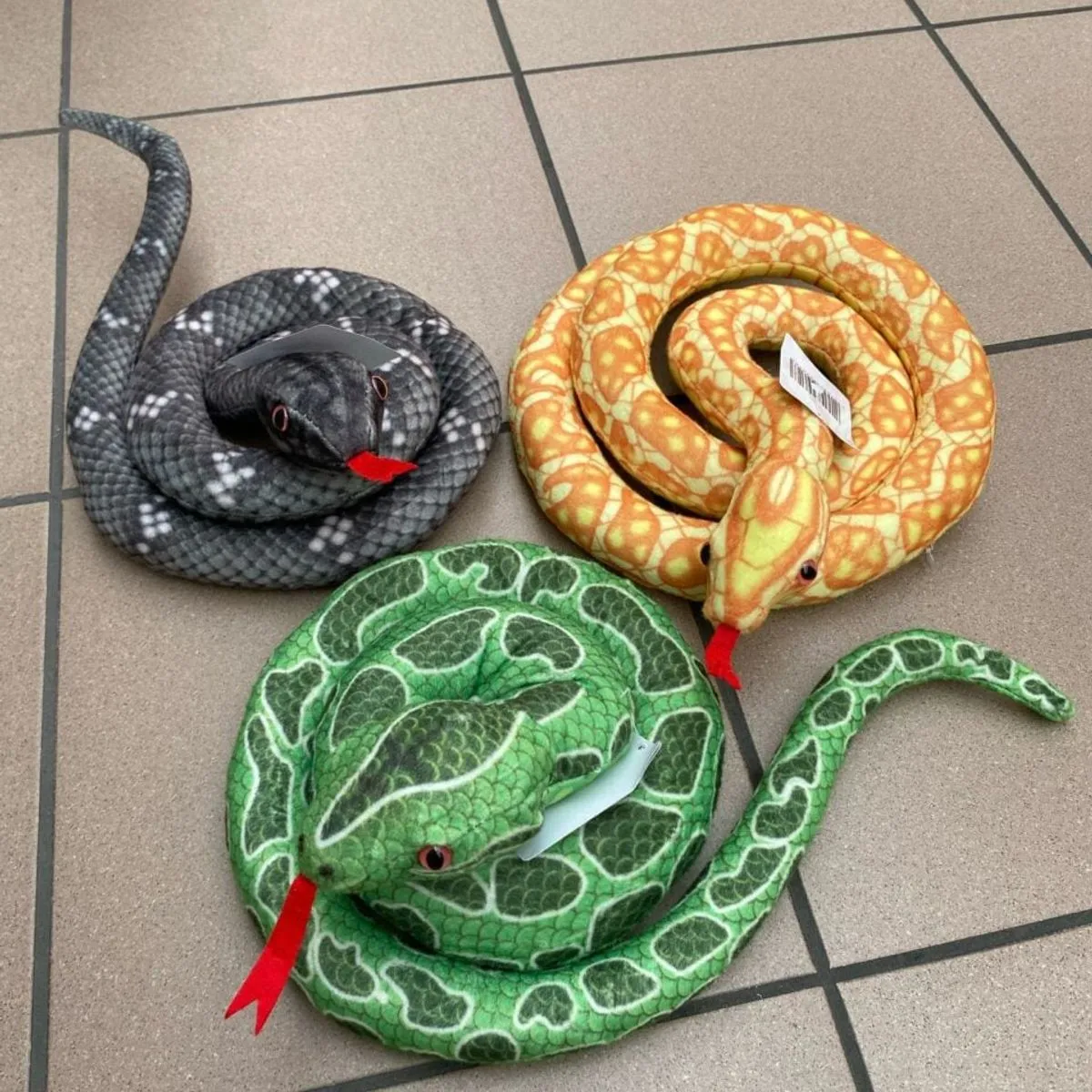 Maskotka Pluszowa Wąż 125cm, Mix Kolorów
