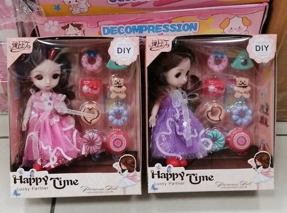 Lalka Happy Time Princess Doll z akcesoriami DIY Mix