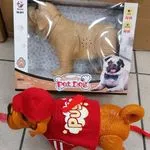 Zabawka interaktywna piesek Lovely Pet Dog na baterie, światło i dźwięk