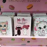 Lusterka Kosmetyczne Kieszonkowe Kotki Macaroon Mirror 12 szt.