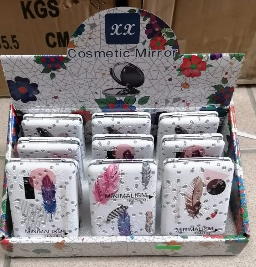 Lusterka Kosmetyczne Kieszonkowe Składane XX 12 szt.