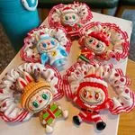 Gumki do włosów scrunchie świąteczne postacie 50 szt