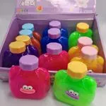 Zabawki Slime Crystal Mud w butelkach buźki 12 szt.