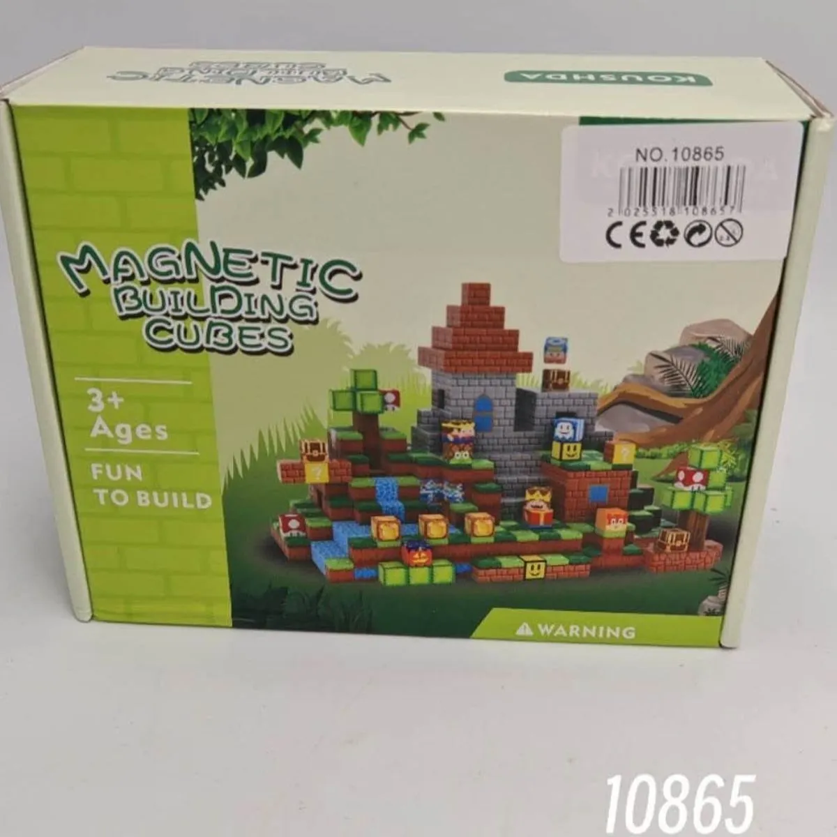 Magnetyczne klocki sześciany Magnetic Building Cubes 12 szt.