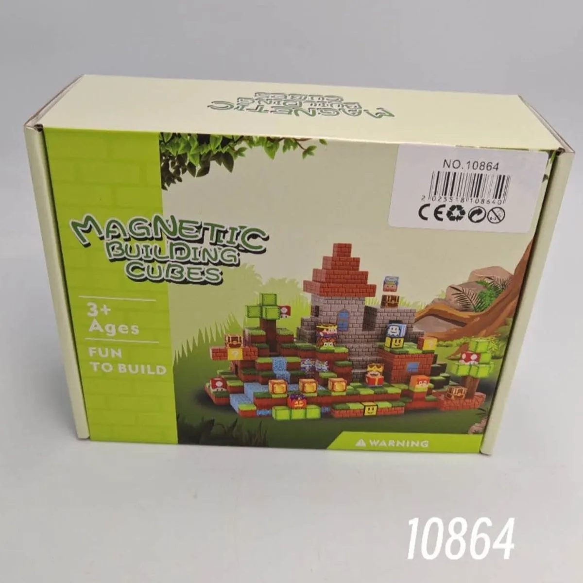 Magnetyczne klocki Magnetic Building Cubes, zestaw 12 szt. 3+