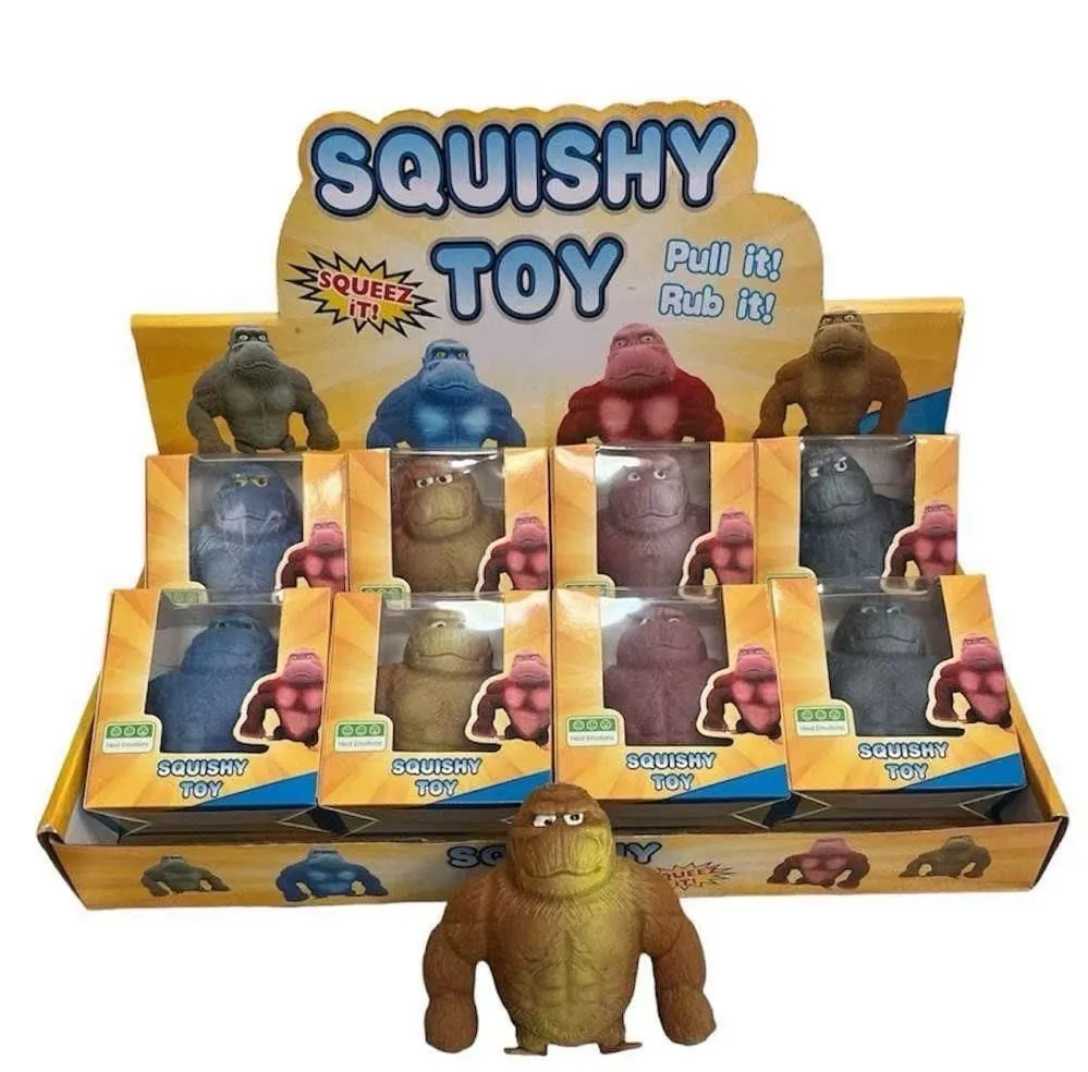 Zabawki Squishy Toy Goryl 420g - Gniotek Antystresowy 8 szt.