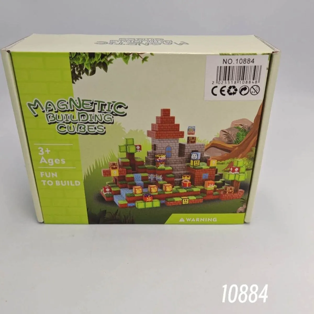 Magnetyczne Building Cubes - Kostki Pikselowe 12 szt.