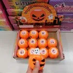 Zabawki Squeeze Halloween Dynia z Duszkiem Gniotek 12szt