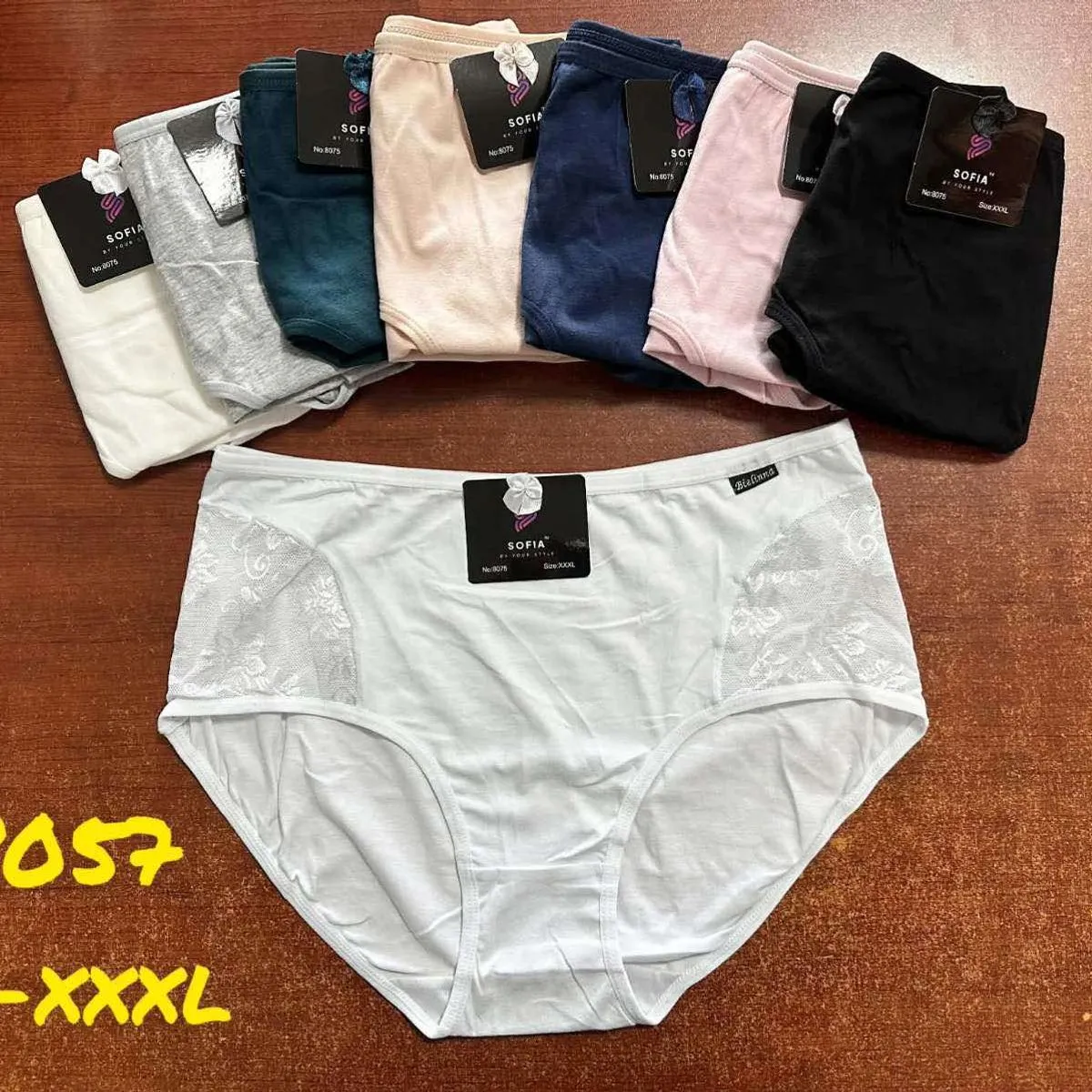 Majtki damskie XL XXXL z koronką #08057