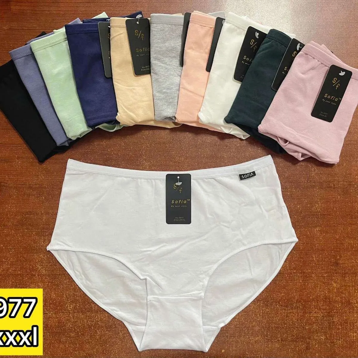Majtki damskie BARTI XL-5XL, 10 kolorów, opak. 24 szt