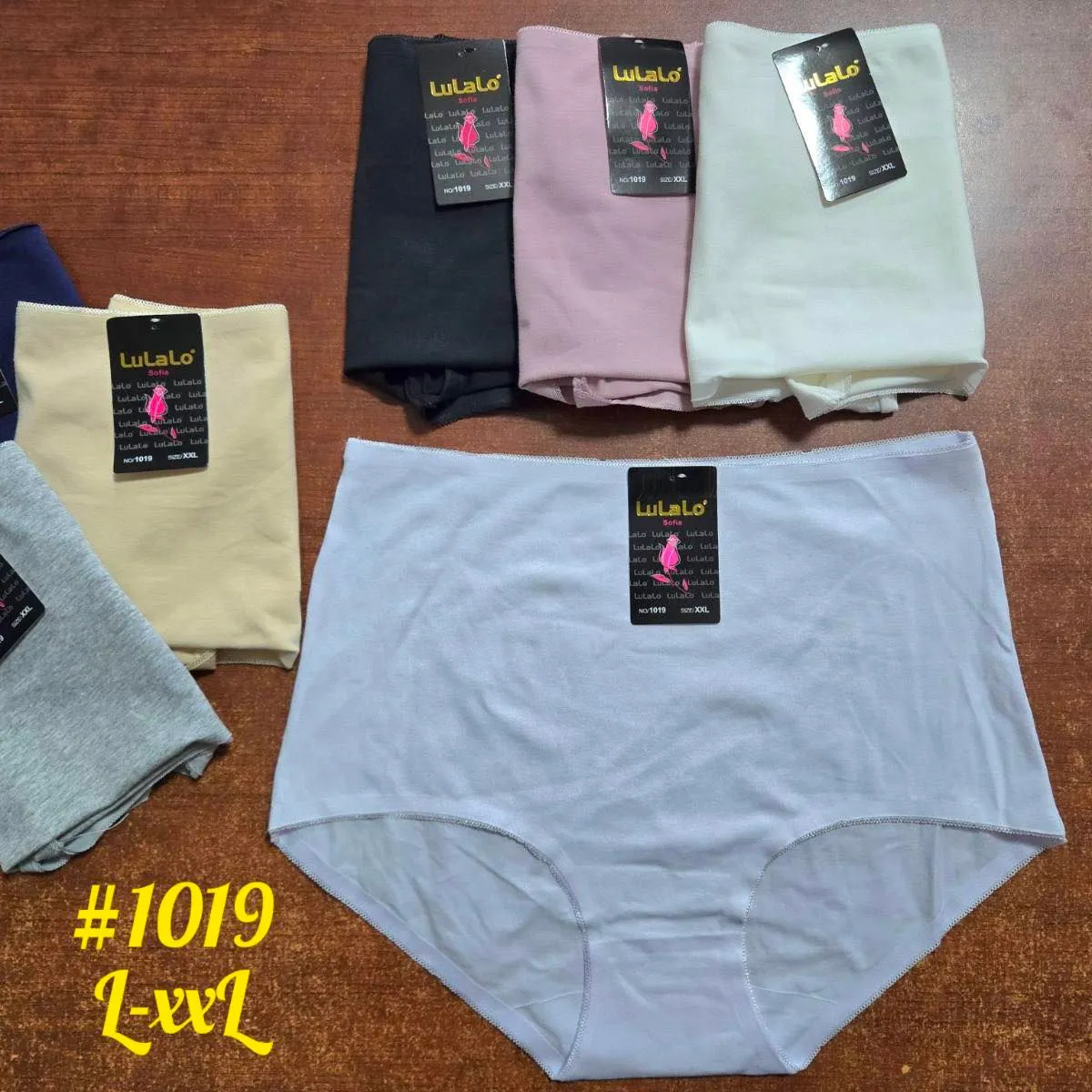 Majtki damskie XL bezszwowe #119, 8 szt
