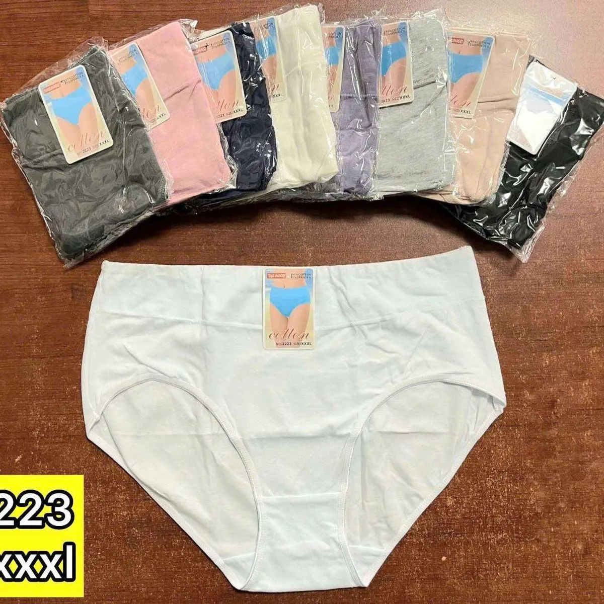 Majtki damskie XL-XXXL 5 szt. opak. hurtowe