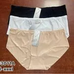 Majtki damskie XL-XXXXL 3 szt. czarny/biały/beżowy