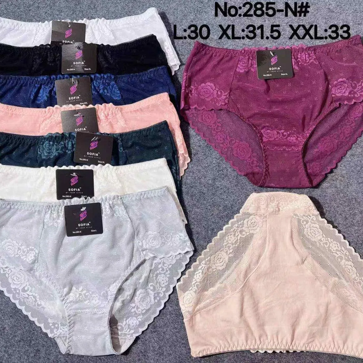 Majtki damskie Koraba L-XL-XXL No.285-N mix kolorów