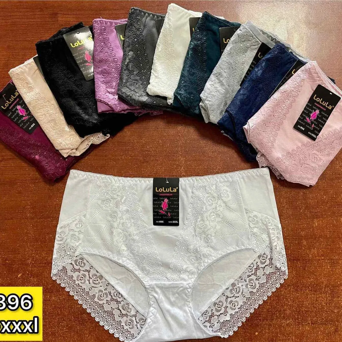 Majtki damskie Lolita XL-XXL, zestaw wielokolorowy
