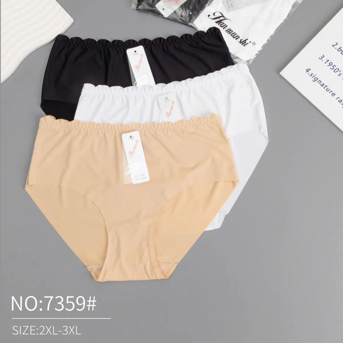 Majtki damskie XL-XXL 91% poliamid 11% lycra