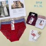 Majtki damskie koronkowe M L XL 5 szt 591#