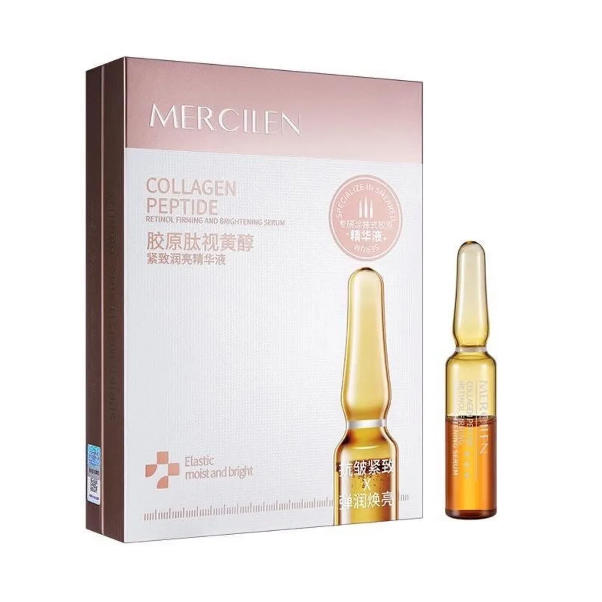 Serum Collagen Retinol Peptide Brightening 30ml Mercielen