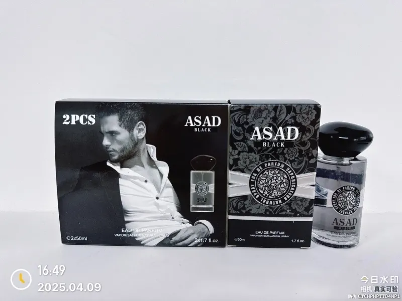 Zestaw Perfum Asad Black 2x50ml Eau de Parfum