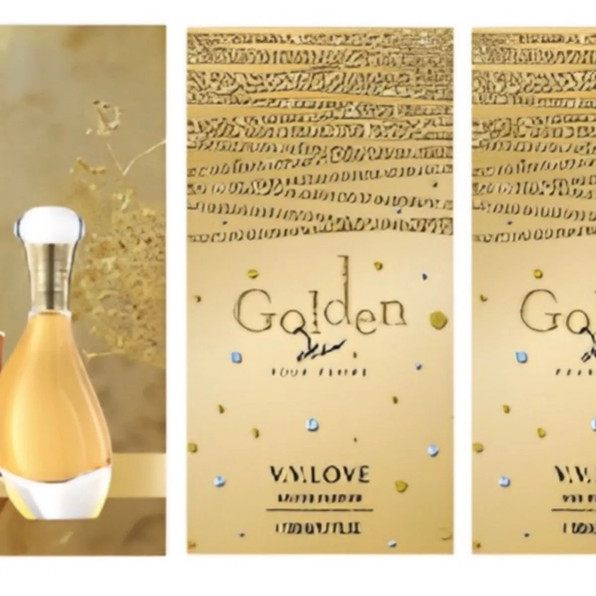 Zestaw Perfum Golden Pure VxLove 2x50ml
