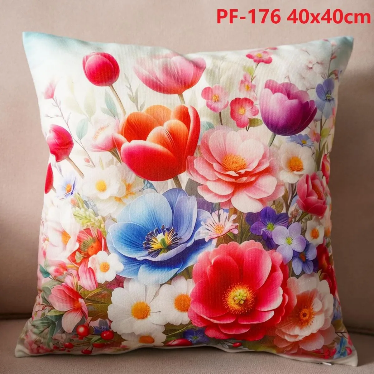 Poszewki 40x40 cm Wielkanoc PF-176 kwiaty
