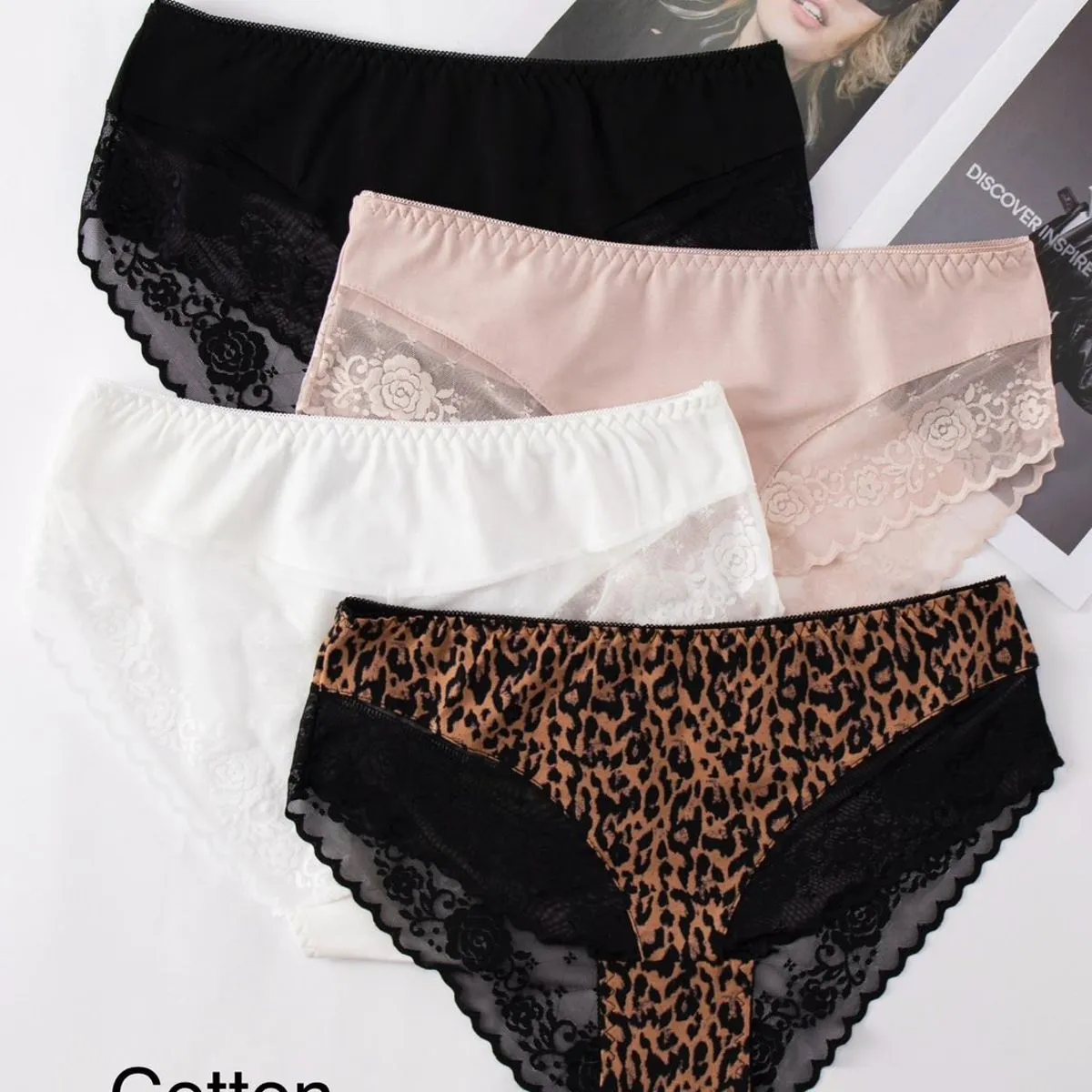 Majtki damskie Finella Cotton L XL XXL 4 szt.