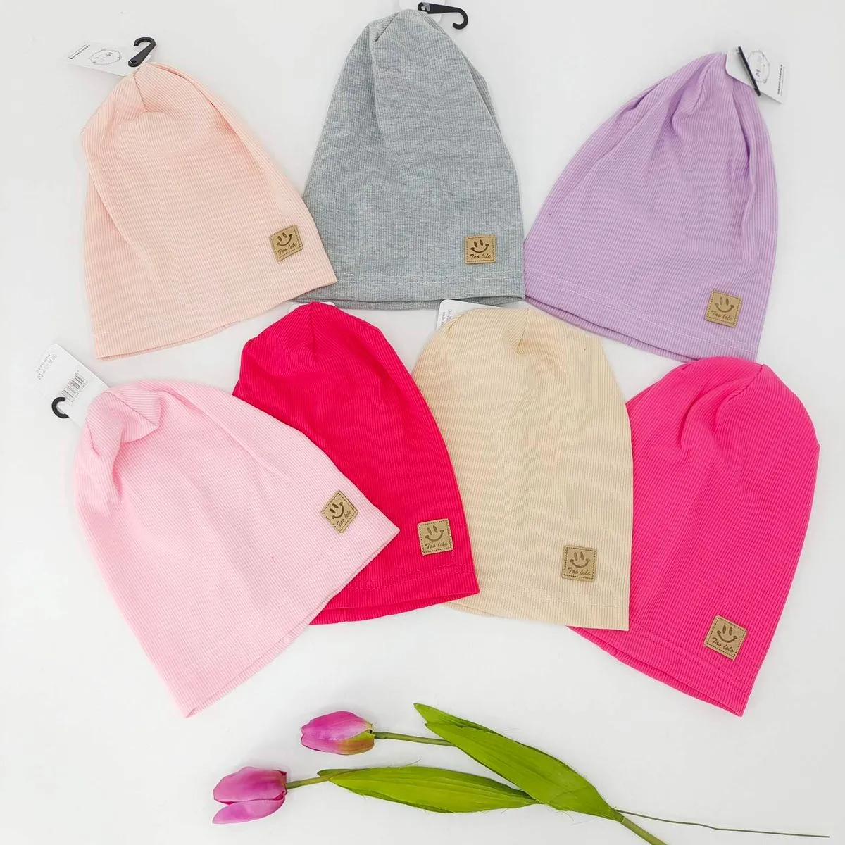 Czapki dla dzieci beanie 6 kolorów