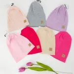 Czapki dla dzieci beanie 6 kolorów