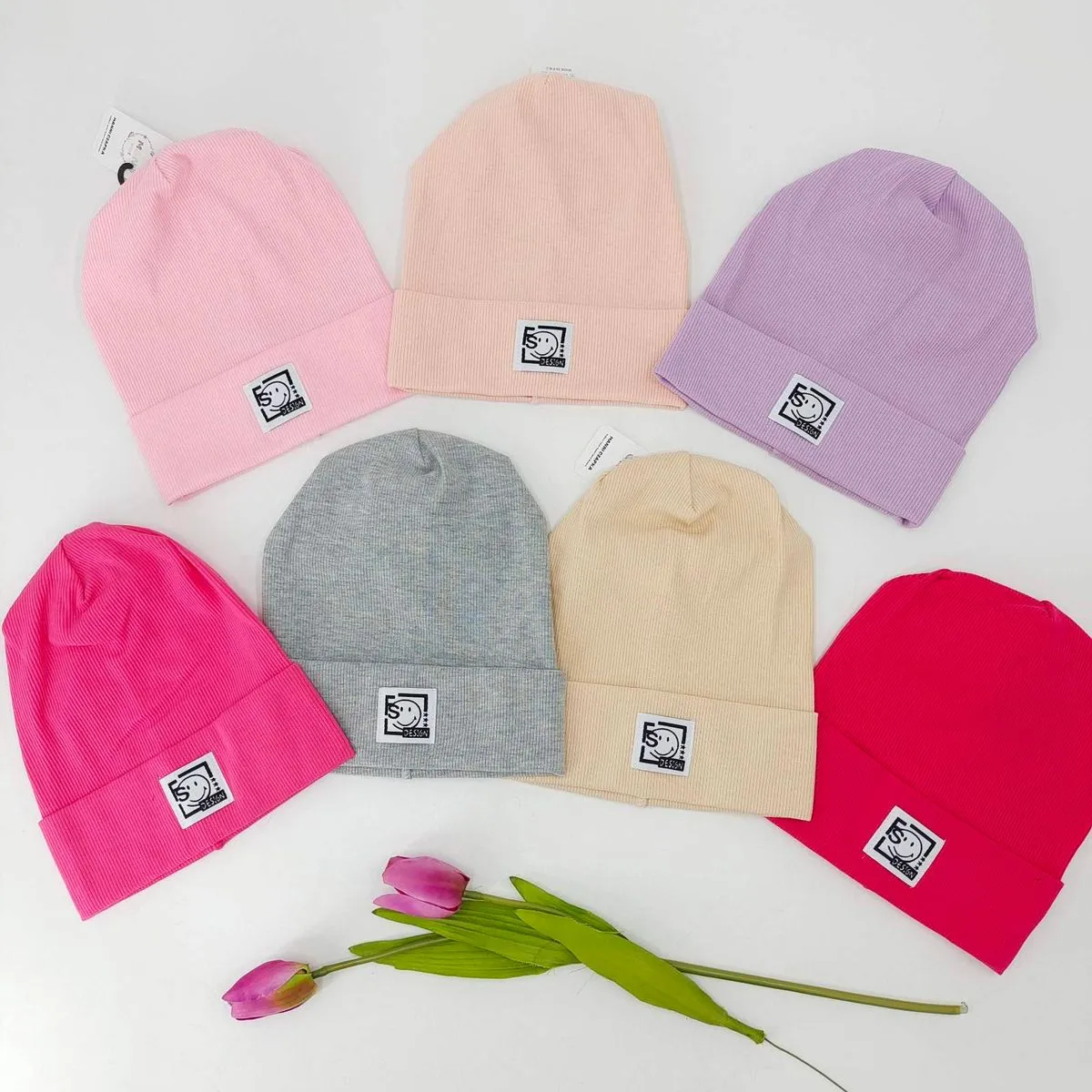 Czapki dla dzieci beanie w 7 kolorach