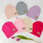 Czapki beanie dla dzieci, zestaw 6 kolorów