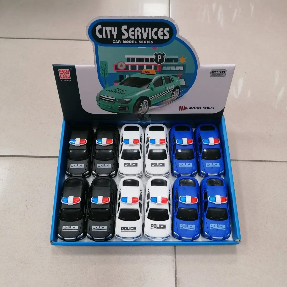 Zabawki Car Model City Services - modele policyjne