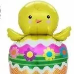 Balon foliowy Wielkanoc kurczak w jajku Happy Easter