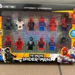 Zestaw figurek Spider-Man DIY Assemble 12 szt 3+