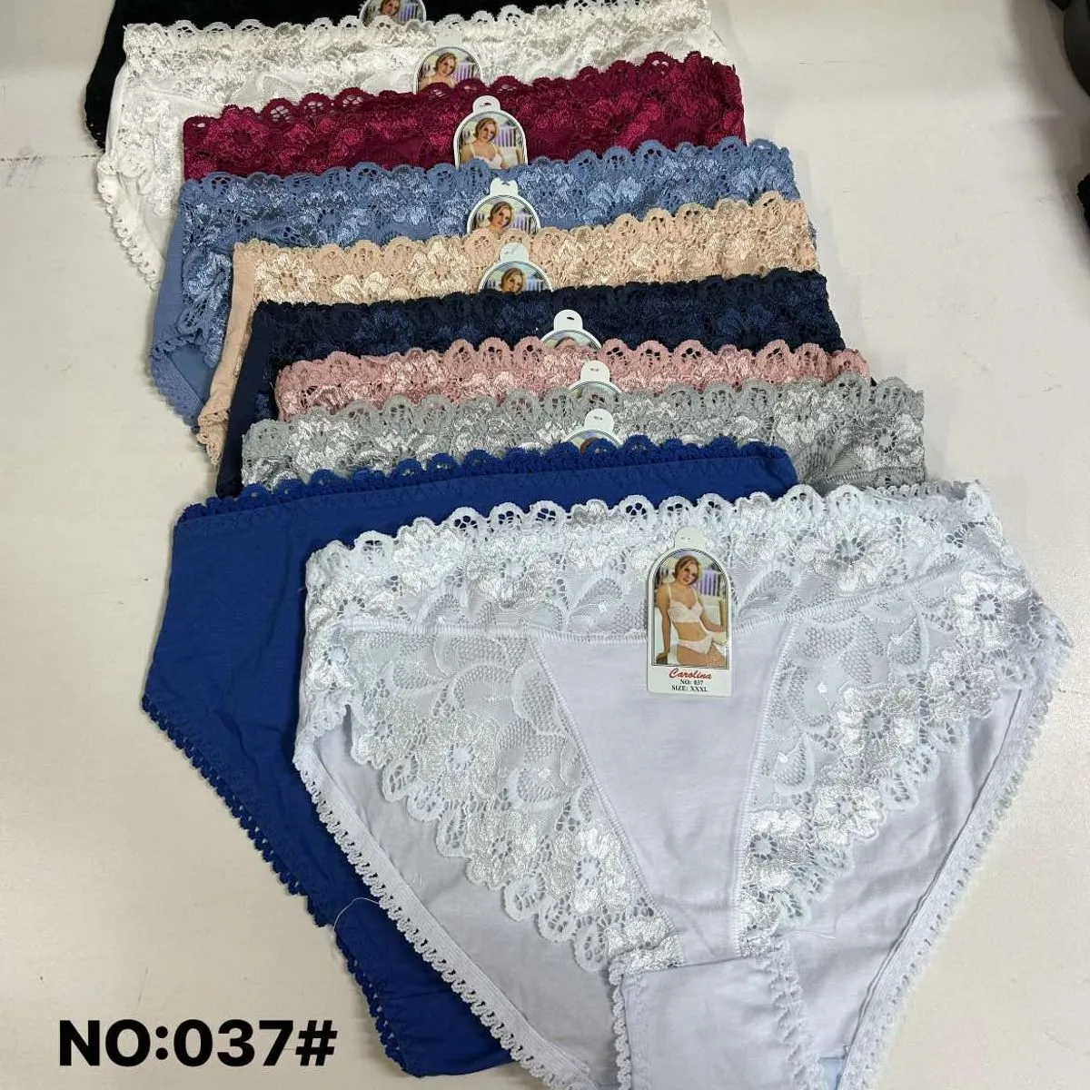 Majtki damskie XL-XXL-XXXL z koronką NO:037
