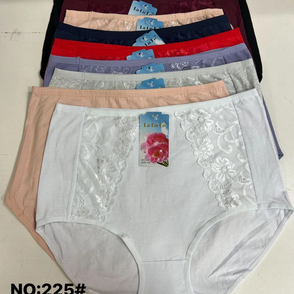 Majtki damskie XL-5XL Lala NO:225, 24 szt