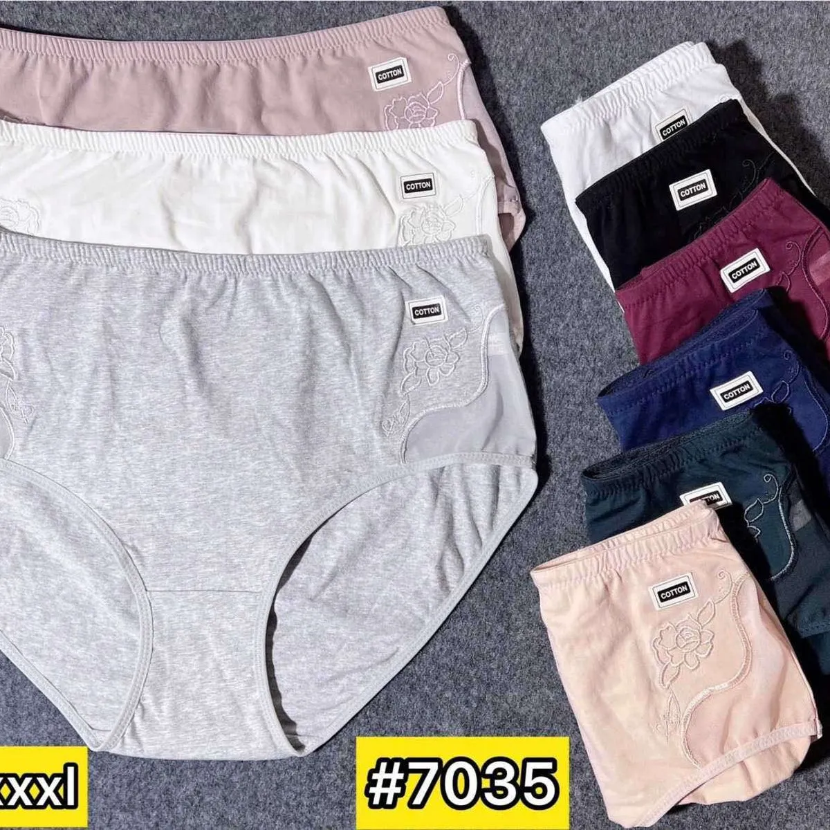 Majtki damskie XXL bezszwowe #7035