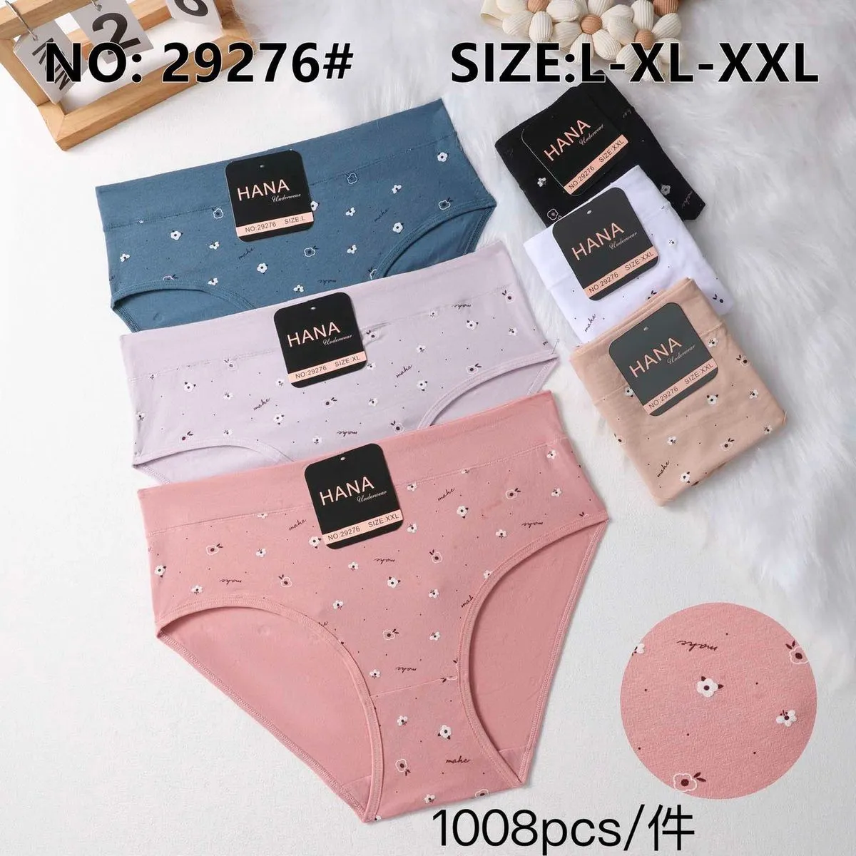 Majtki damskie HANA L-XL-XXXL 5 szt. NO.29276