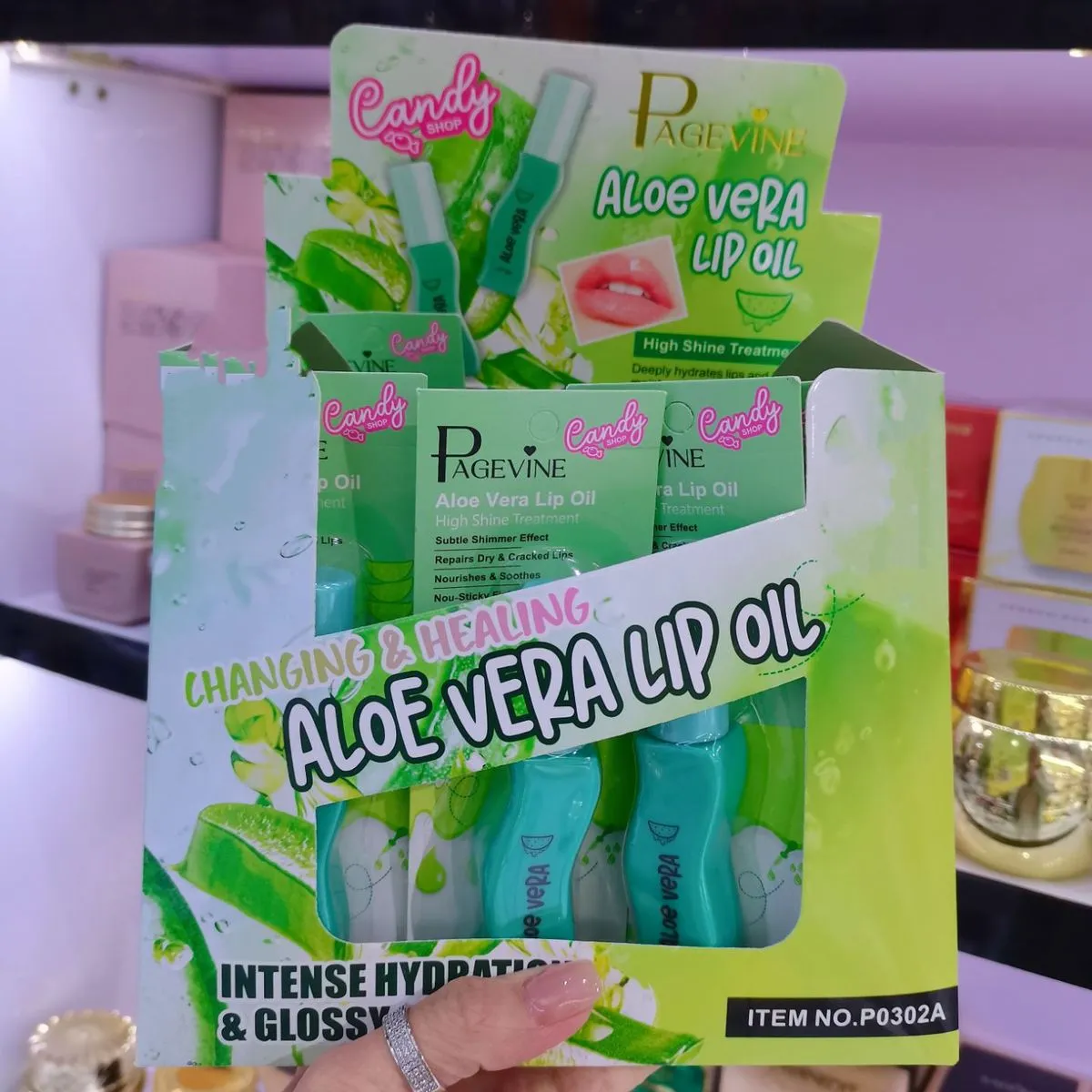 P.Gvine Lip Oil Aloe Vera Candy Changing & Healing 10ml