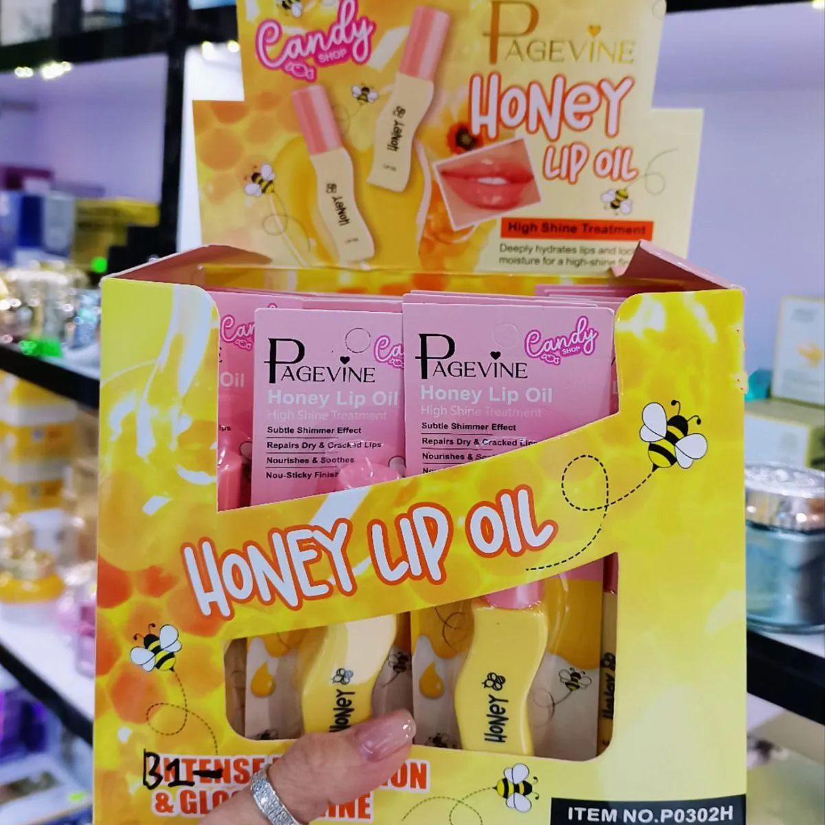 Pagevine Honey Lip Oil Nurture Effect P03ZH
